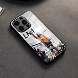 F1 Formula 1 Lando Norris Phone Case For 17 Pro Max IPhone 16 Pro 14 12 11 13 Mini X XR XS 15 Plus SE Glass Cover