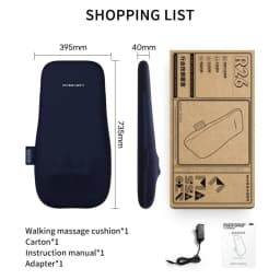 Electric Shiatsu Back Massager with Soothing Heat Upgraded Deep Tissue Kneading Full Body Massage Cushion Relax at Home Office