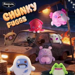 Fuggler Chonky Series 38CM Plush Toys Funny Ugly Teeth Monster Dolls Cute Animal Sofa Ornament Throw Pillow Kids Adult Gift