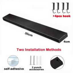 30/40/50CM Magnetic Knife Holder for Wall Stainless Steel Strong Magnetic Knife Strip for Knife Organizer Kitchen Accessories