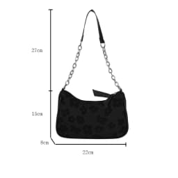 2025 New Fashion Felt Shoulder Bags for Women Small Casual Underarm Bag Female Hand Crossbody Bags for Women Purses and Handbags