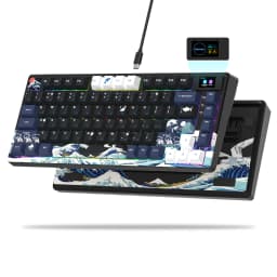 Womier S-K80 Gamer Keyboard with Color OLED Display Mechanical Gaming Keyboard Hot Swappable Gasket Mount RGB Custom Keyboard