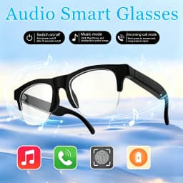 New Smart Bluetooth Glasses Call Outdoor Sports Headphones Voice Assistant Music Wireless Bluetooth Sunglasses For Men And Women
