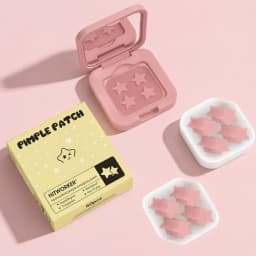 Star Water Gel Pimple Concealer Patches, Fashionable Makeup Essential, Independent Packaging with Mirror, Portable, 60 Patches