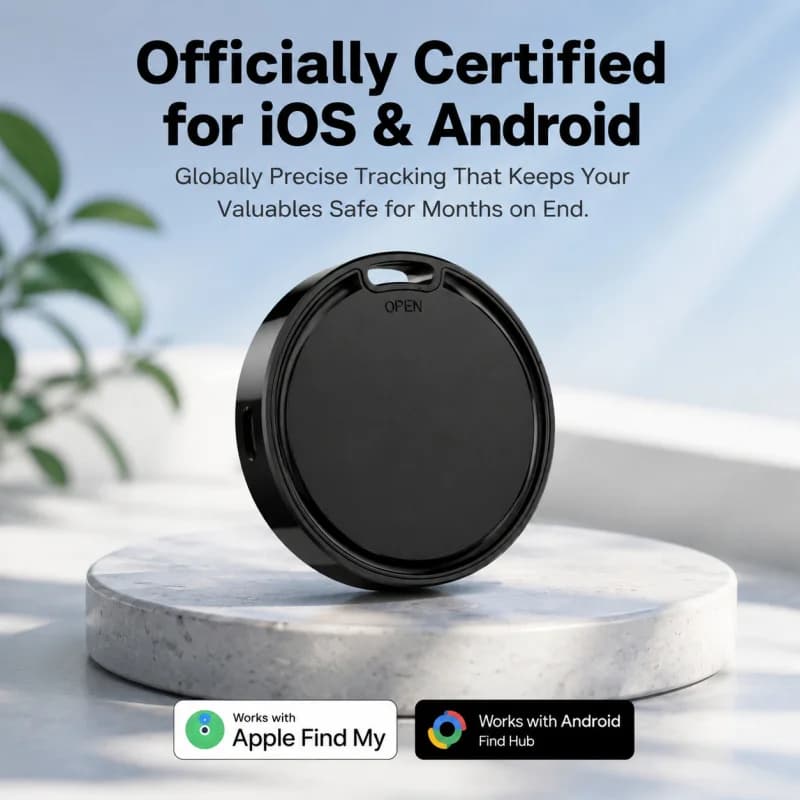 A Smart Tracker Compatible with iOS and Android Systems, Designed to Help Prevent the Loss of Keys, Wallets, and Other Items