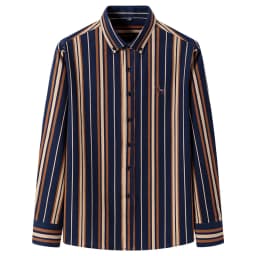 Plus Size 6XL 100% Cotton Korean Fashion Long-Sleeve Shirts for Men Slim Fit Formal Plain Shirt Striped Houndstooth Plaid Clothe
