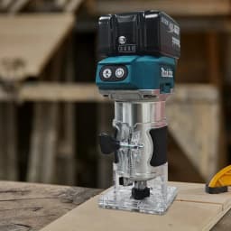 Makita DRT50 18V LXT Brushless Cordless Trimmer For Woodworking Slotting Milling And Edge Trimming