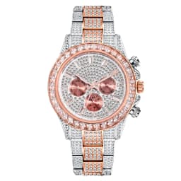 MISSFOX Blingbling Wristwatch For Men Luxury Colour Diamond Calendar Quartz Watch Hip Hop Fashion Waterproof Man Clock Hot Sale
