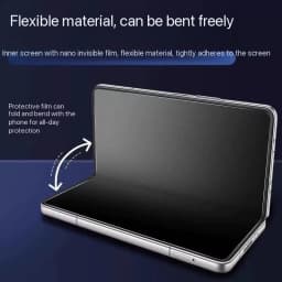 2 PCS Matte HD Clear Hydrogel Soft TPU Film For iPhone 18 Flod For iPhone Duo Inner Outer Screen Protector