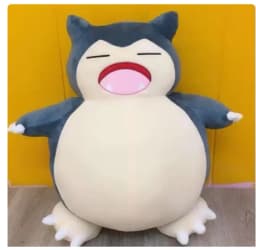 100/150/200cm Giant Snorlax Skin Plush Toy Cover Anime Pocket Snorlax Plush Pillow Cartoon Soft Pillow Case with Zipper
