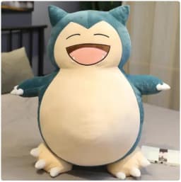 100/150/200cm Giant Snorlax Skin Plush Toy Cover Anime Pocket Snorlax Plush Pillow Cartoon Soft Pillow Case with Zipper