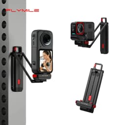 Flymile Metal Tripod for Insta360 Ace Pro 2 X6 X5 Accessories Camera Rotatable Quick-release Mount Tripod Magnetic Bracket Grip