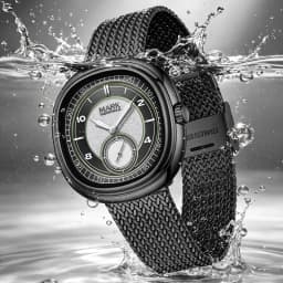 MARK FAIRWHALE 5085 Top Brand Men's Watch New Quartz Wristwatch Luminous Dial Ultra Thin Steel Band Waterproof Watch for Man