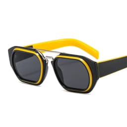 Personalized Steampunk Sunglasses Men Women Luxury Brand Designer Glasses Hip-hop Square Vintage Punk Sun Glasses Female