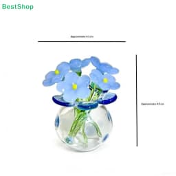Simulation Glass Flowers 6/7Pcs Artificial Floral Stems for Realistic Home Fresh Decor and Gift Inspiration