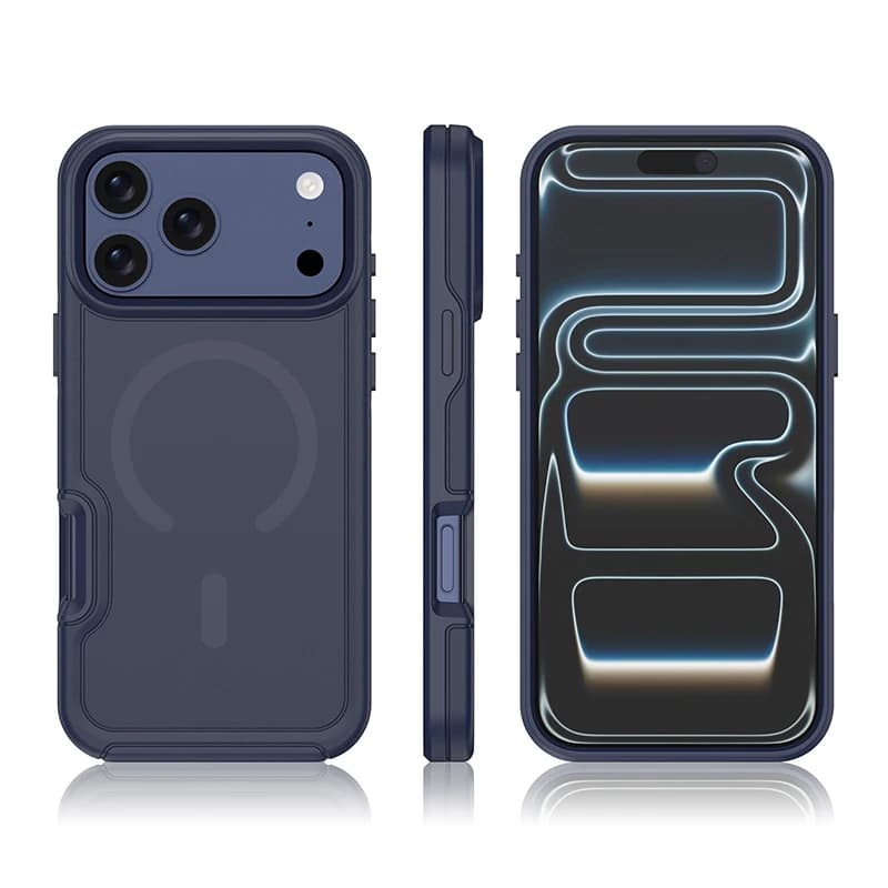 Armor Shockproof Magnetic Phone Case For iPhone 17 Pro Max Air 16 15 14 Plus 13 For Magsafe Hybrid Rugged Protectice Cover