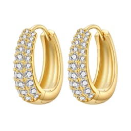 Orstarry S925 Sterling Silver 18k Gold Modern Square Earrings Hoop Earrings For Women Jewelry Trendy Anniversary Gifts