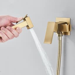 Bidet Toilet Sprayer Faucet Brass Bidet Faucet Muslim Ducha Higienica Hot Cold Water Mixer Tap Toilet Faucets
