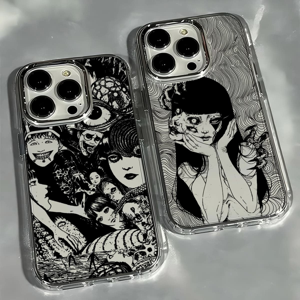 New comics Junji Ito horror Hot Anime Phone Case For iPhone 17 16e 16 15 14 13 12 11mini Pro Max X XR XSMAX Air Plus Soft Cover