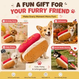 Cute Dog Clothes Hot Shaped Outfits Funny Halloween Costume for Small Medium Large Dogs Cats Party Cosplay Apparel