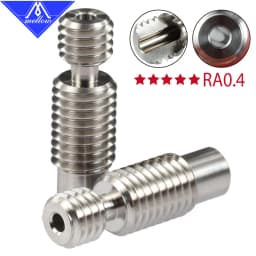 Mellow All-Metal NF V6 Titanium Alloy Heat Break TC4(Grade5) 3D Printer Nozzle Throat for 1.75mm/3.00 HOTEND V6 Heater Block