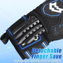 Soccer Goalie Gloves Youth Adult, Pro-Level Goalkeeper Gloves, High Performance Soccer Gloves with Pro-Tek Fingersave,