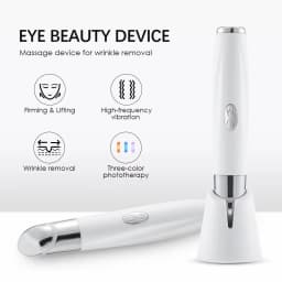 2026Electric Eye Massager Vibration Wrinkle Anti-Ageing Eye Massage Dark Circle Removal Beauty Face Eye Care Pen