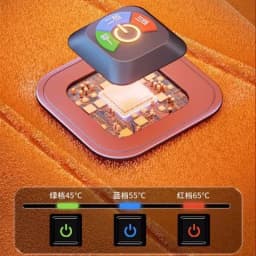Car Heated Seat Cushion Winter Plush Seat Cushion Quick-Heating For Car, Home, 12V USB Electric Heating Single Pad