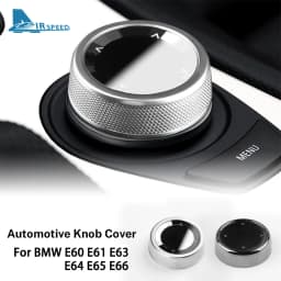 AIRSPEED for BMW E60 E61 E63 E64 E66 Car IDrive Multimedia Button Knob Cover Accessories E Chassis One-button Crystal