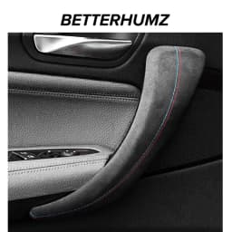 Made of Alcantara Wrap For BMW F20 Series 1 Car Interior Door Pull Handle Strip Armrest Panel Trim Covers Tuning Accessories