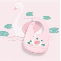 Waterproof Baby Bibs For Baby Kid Soft Silicone Feeding Bib Summer Baby Stuff Feeding Cartoon Print Girl Boy Bibs Burp Cloths