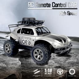 KY-1816A RC Classic Beetle 1:18 Remote Controlled Car Model High Speed Off Road Children's Remote Controlled Car Toy for Kids