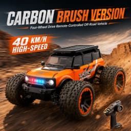 ZNLYRION RC Car SG201MAX PRO 1:20 4WD 40KM/H Brushed or 55KM/H Brushless Full Proportional Remote Control Truck with LED Lights Independent Suspension Metal Drive Shaft