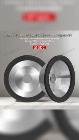 11A2 SDC Diamond Resin Grinding Wheel Cup Grinder Disc For Carbide Ceramics Universal Grinder Tool 100/125/150mm Customizable