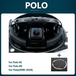Gold Fisheye 170° AHD 1080P Flip Emblem Reverse Backup Camera For VW Passat CC Golf 6/7/8 Magotan B6/B7/B8 Polo Beetle EOS T-roc