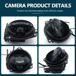 Gold Fisheye 170° AHD 1080P Flip Emblem Reverse Backup Camera For VW Passat CC Golf 6/7/8 Magotan B6/B7/B8 Polo Beetle EOS T-roc