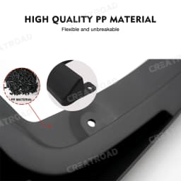 Mud-Flap for Volkswagen VW Tiguan R-line L-phev Fender MudGuard Splash Flap Mudguards Mud Flap Auto Accessories Car Fender 4 PCS