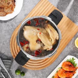 Kitchen Gas Pressure Cooker, 80KPa, Pressure Cooker, Rice Cooker, Energy-saving, Safety Protection, Fast Cooking Machinery