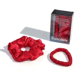 6A grade 100% silk Fabric Women Hair Scrunchies 22 Momme High Quality Hair Ties set Combination Hairbands Hair Accessories