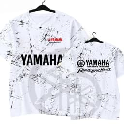 2026 Summer Yamaha Trendy Printed Short Sleeves for Men Women, Fashion, Leisure, Personalized Motorcycle Riding Clothes