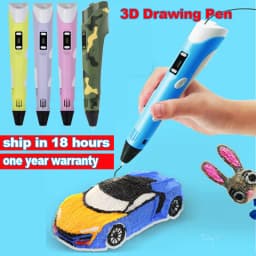 3D Printing Pen 40 Colors DIY 3D Painting Children Toys Fun Camouflage With LCD Screen Compatible PLA Filament Toys Gift