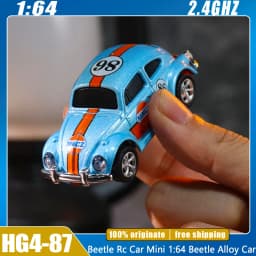 Rc Car Mini 1:64 Beetle Alloy Mobile Phone Remote Control Car Desktop Ultra Small Drift Cars Pocket Kids Children Gift Boy Toys