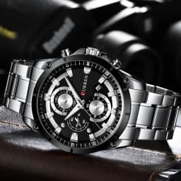 CURREN Mens Watches Fashion Top Brand Luxury Business Automatic Date Watch Men Casual Waterproof Watch Relogio Masculino+Box