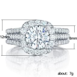 Huitan Trendy Women Rings with Brilliant Cubic Zirconia Luxury Engagement Rings Fashion Wedding Party Jewelry Drop Shipping