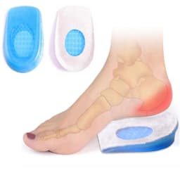 Silicone Gel Insoles Heel Cushion for Feet Soles Relieve Foot Pain Protectors Spur Support Shoes Pad Feet Care Inserts