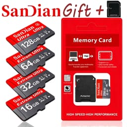 Bold SD Cards 128GB 512GB 32GB Memory Card Micro TF SD Card TF Cards for Body Camera/Phone/Digital Frame/PC Mac/Baby Monitor
