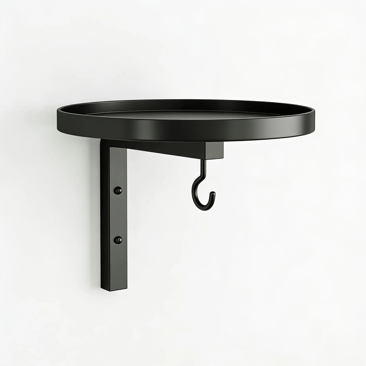 Wall Mounted Metal Bird Bath with Feeder Hook, Durable Outdoor Bird Bath Bowl for Garden, Patio & Fence, Easy to Install for Wil