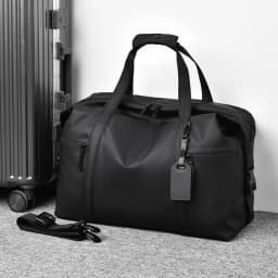 Men's Gym Bag - Black Adjustable Shoulder Strap Duffel Bag for Gym, Travel and Sports Lovers, Fitness Gear Bag