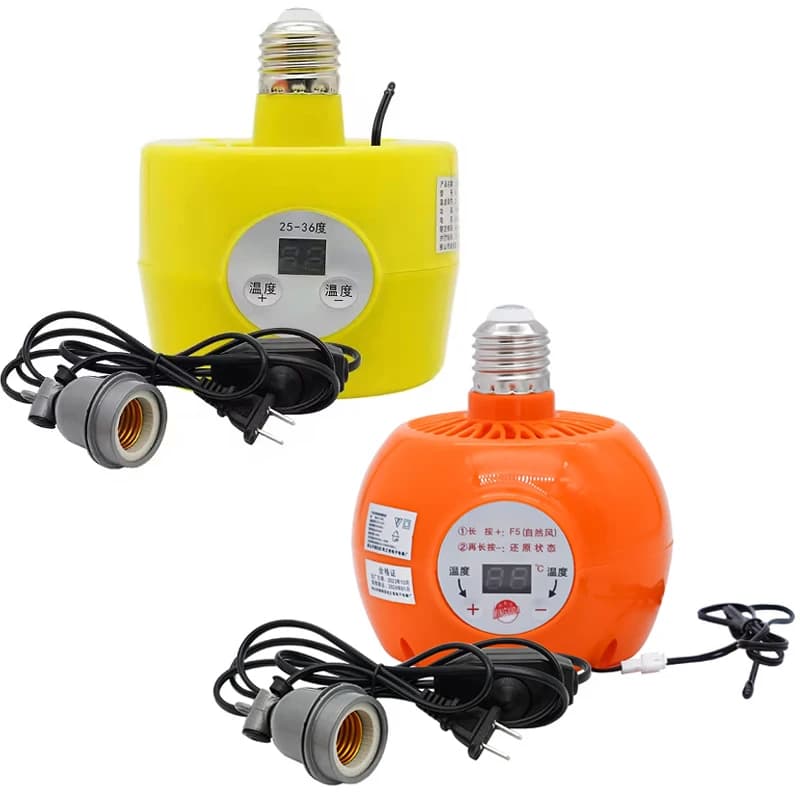 New 220V 150W Heating Lamp Thermostatic Temperature Controller Heater Farm Animal Warm Light For Chicken Piglet Dog Pet Tools