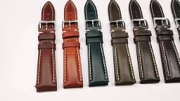 18mm 19mm 20mm 21mm 22mm Universal Vintage Oil Wax Leather Watch Straps Brown Head Layer Watch Band Men Accessories Pin Buckle